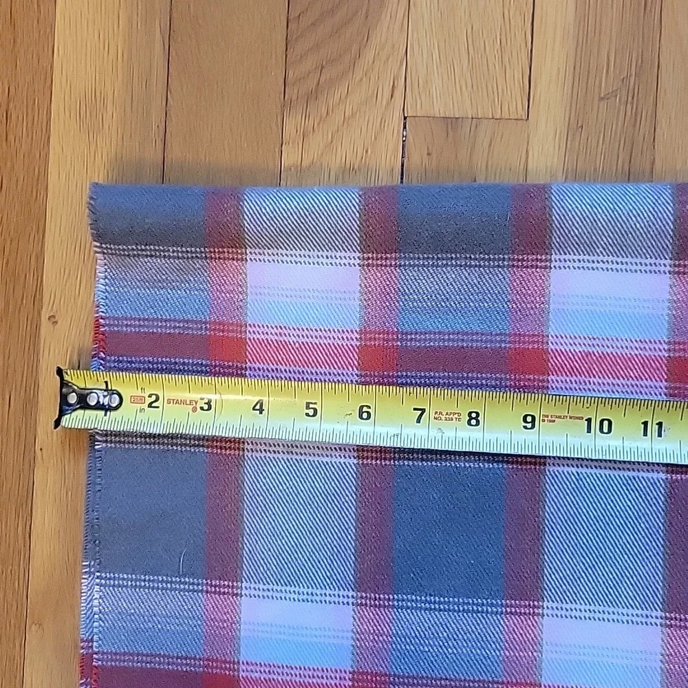 Classic oversized pink gray Plaid Scarf wrap